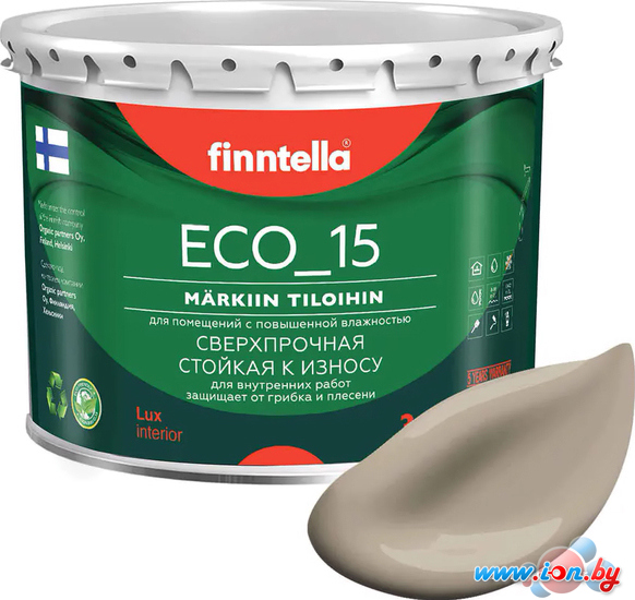 Краска Finntella Eco 15 Taos F-10-1-3-FL087 2.7 л (бежевый хаки) в Гомеле