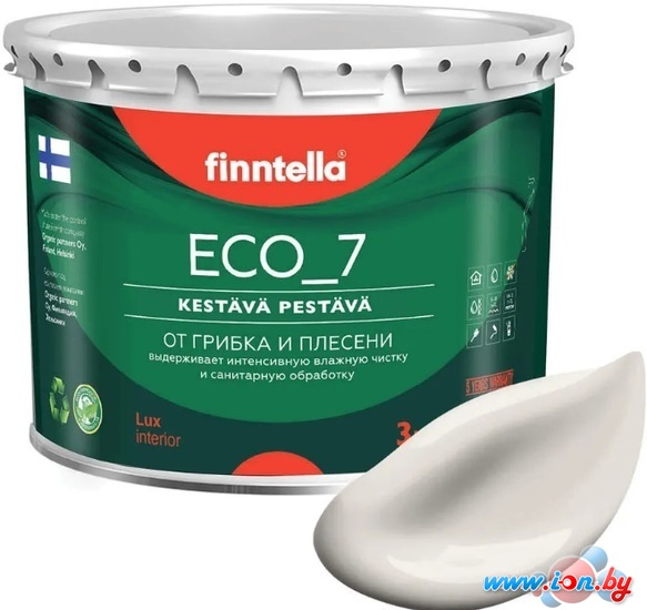 Краска Finntella Eco 7 Puuvilla F-09-2-9-FL078 9 л (бежевый) в Витебске