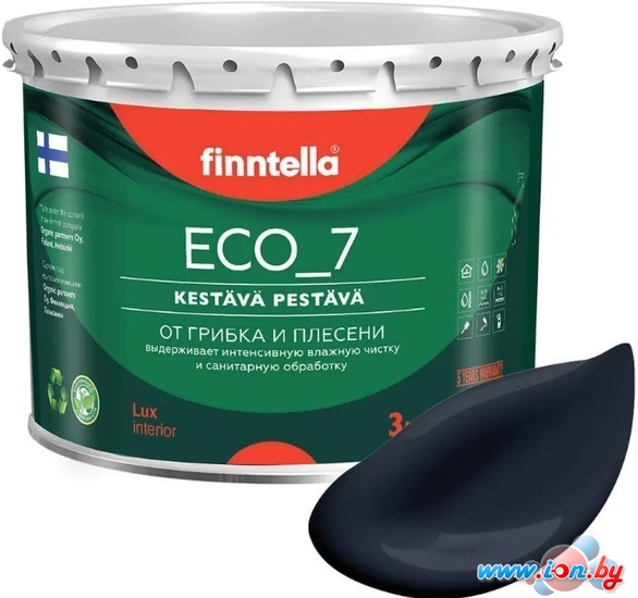 Краска Finntella Eco 7 Nevy F-09-2-3-FL001 2.7 л (темно-синий) в Витебске