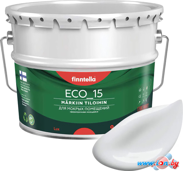 Краска Finntella Eco 15 Platinum F-10-1-9-FL064 9 л (бело-серый) в Витебске