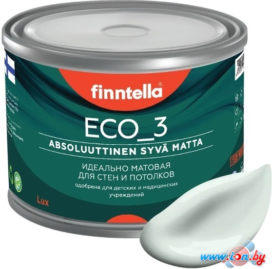 Краска Finntella Eco 3 Wash and Clean Hopea F-08-1-3-LG282 2.7 л (светло-серый) в Могилёве