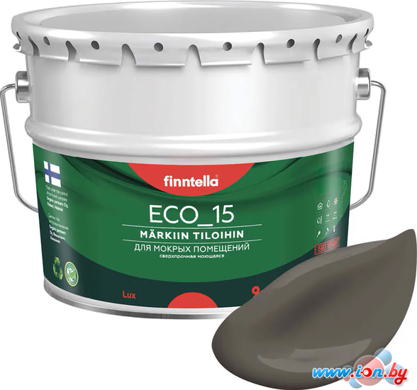 Краска Finntella Eco 15 Taupe F-10-1-9-FL079 9 л (серо-коричневый) в Гомеле