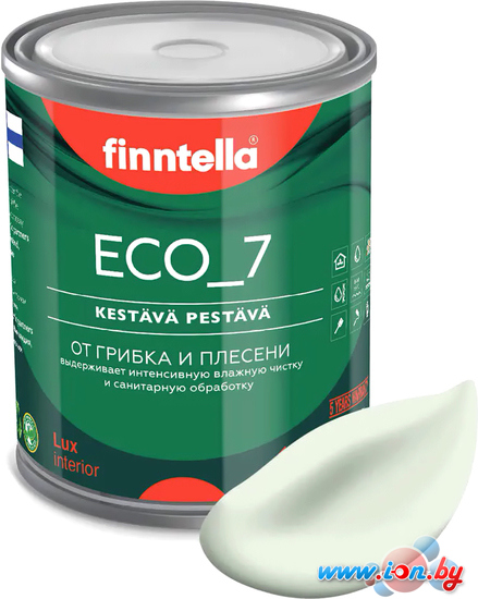 Краска Finntella Eco 7 Kalpea F-09-2-1-FL029 0.9 л (бледно-зеленый) в Могилёве