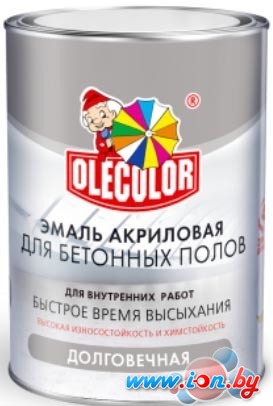 Краска Olecolor Для бетонных полов 3.5 кг (красно-коричневый) в Бресте