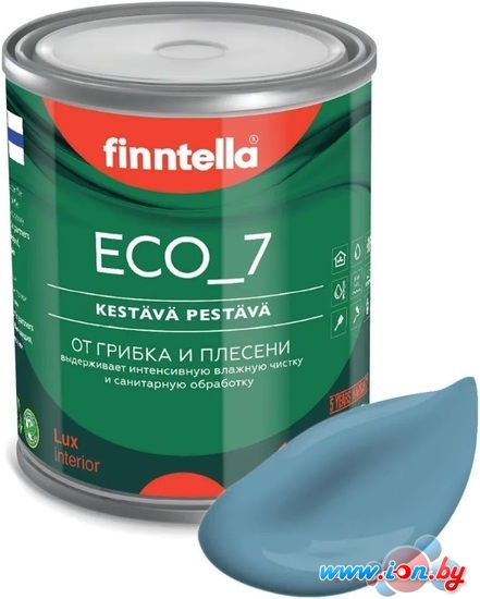 Краска Finntella Eco 7 Meri Aihio F-09-2-1-FL015 0.9 л (голубой) в Витебске