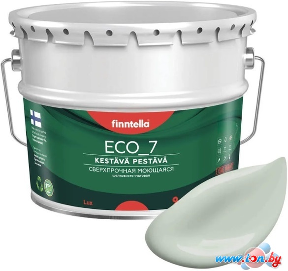 Краска Finntella Eco 7 Akaatti F-09-2-9-FL057 9 л (светло серо-зеленый) в Гомеле