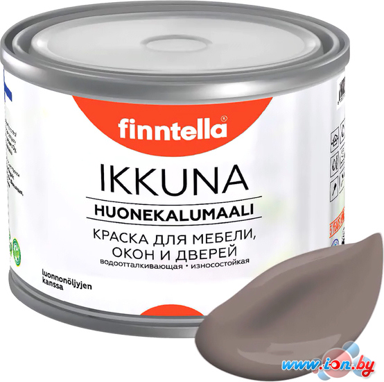 Краска Finntella Ikkuna Maitosuklaa F-34-1-9-FL074 9 л (коричневый) в Витебске