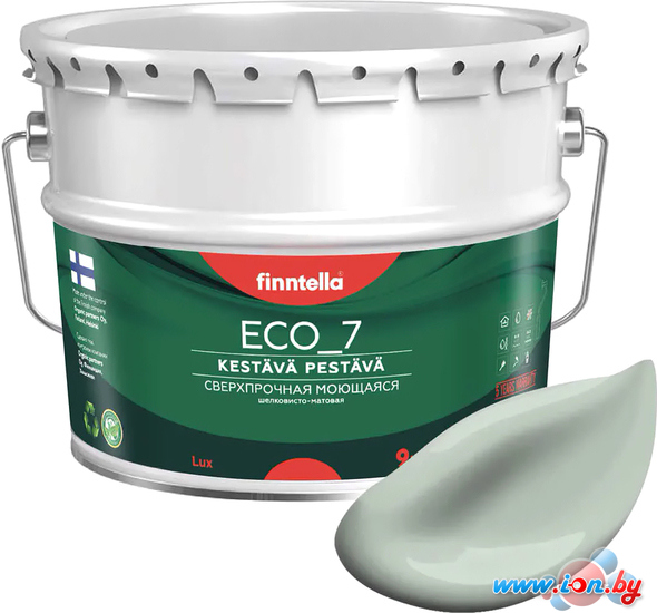 Краска Finntella Eco 7 Meditaatio F-09-2-9-FL043 9 л (серо-зеленый) в Могилёве