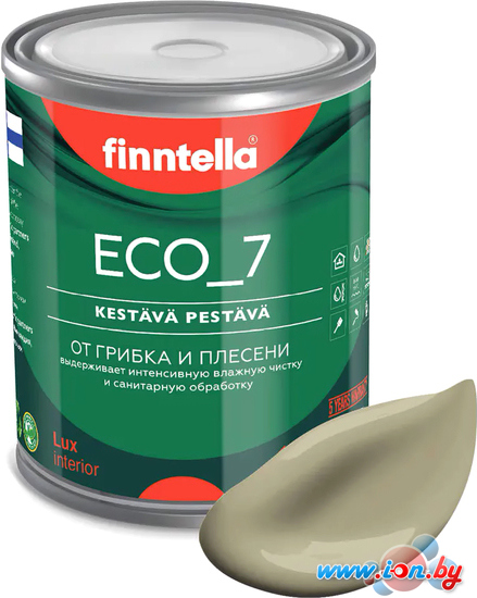 Краска Finntella Eco 7 Wai F-09-2-1-FL023 0.9 л (серо-зеленый) в Гомеле