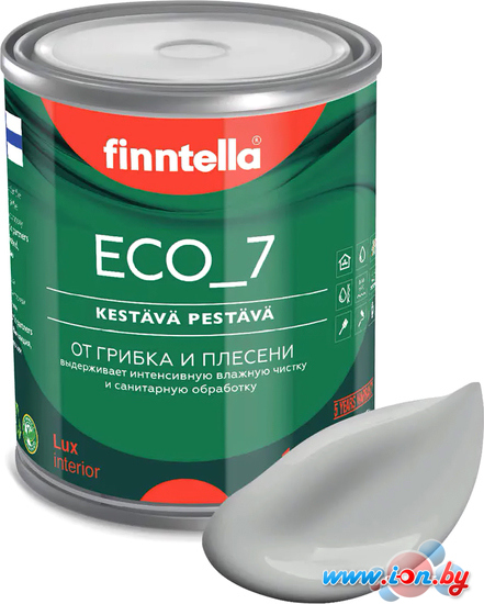 Краска Finntella Eco 7 Joki F-09-2-1-FL060 0.9 л (серый) в Бресте