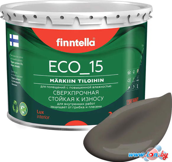 Краска Finntella Eco 15 Mutteri F-10-1-3-FL073 2.7 л (коричневый) в Гомеле