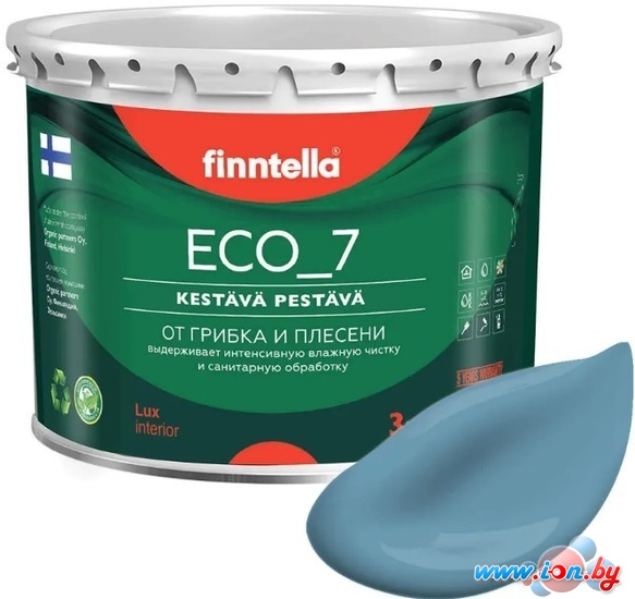 Краска Finntella Eco 7 Meri Aihio F-09-2-3-FL015 2.7 л (голубой) в Бресте