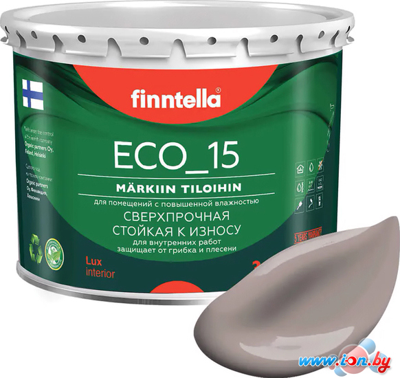 Краска Finntella Eco 15 Kaakao F-10-1-3-FL075 2.7 л (светло-коричневый) в Могилёве