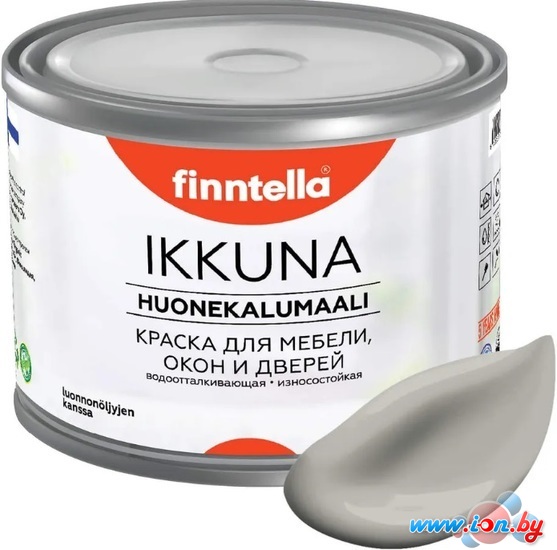 Краска Finntella Ikkuna Kaiku F-34-1-1-FL082 0.9 л (серо-коричневый) в Могилёве