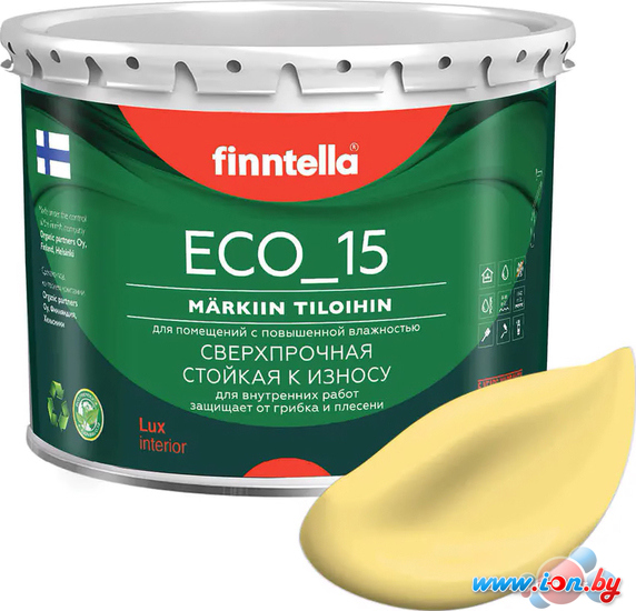 Краска Finntella Eco 15 Aurinko F-10-1-3-FL115 2.7 л (палевый) в Бресте