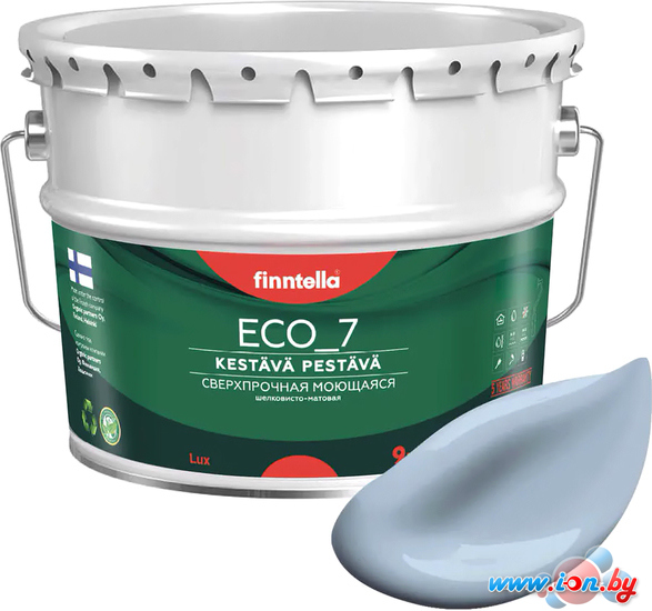 Краска Finntella Eco 7 Niagara F-09-2-9-FL006 9 л (серо-голубой) в Витебске