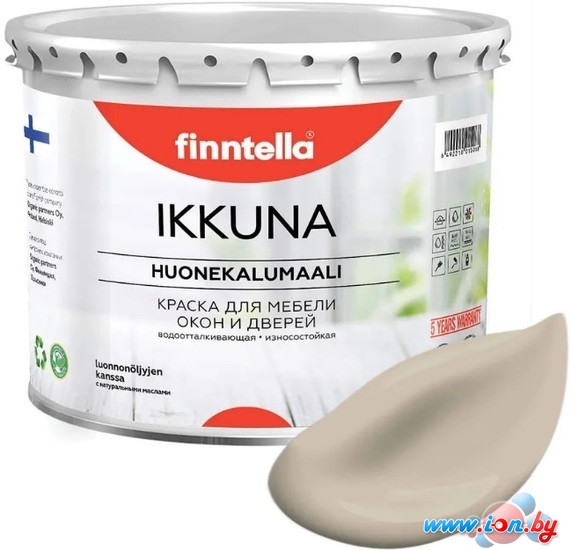 Краска Finntella Ikkuna Jolie F-34-1-9-FL089 9 л (бежевый) в Витебске