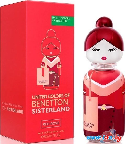 Туалетная вода United Colors of Benetton Sisterland Red Rose EdT 80 мл в Могилёве