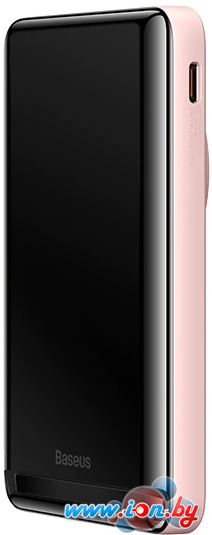 Внешний аккумулятор Baseus Magnetic Bracket Wireless Fast Charge 10000mAh (розовый) в Могилёве