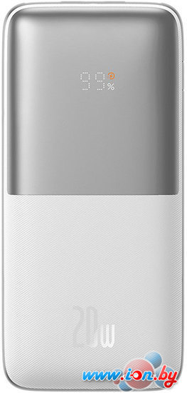 Внешний аккумулятор Baseus Bipow Pro Digital Display Fast Charge 20W 10000mAh (белый) в Могилёве
