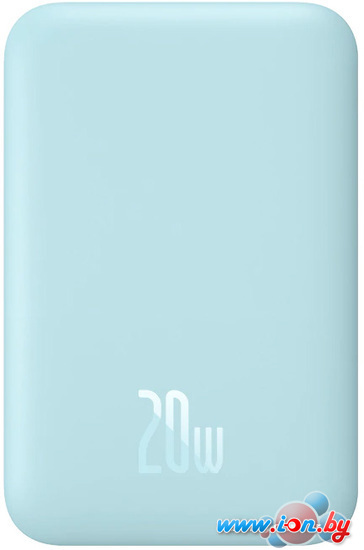 Внешний аккумулятор Baseus Magnetic Wireless PPCX020003 6000mAh (голубой) в Могилёве