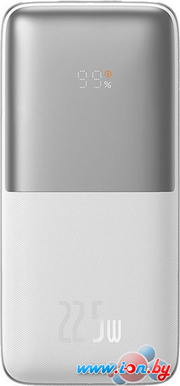 Внешний аккумулятор Baseus Bipow Pro Digital Display Fast Charge 10000mAh (белый) в Гомеле