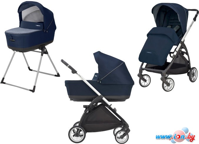 Универсальная коляска Inglesina Electa Duo (3 в 1, soho blue) в Могилёве