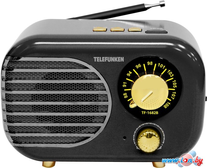Радиоприемник TELEFUNKEN TF-1682B (черный/золотистый) в Могилёве