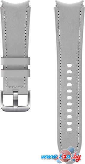 Ремешок Samsung Hybrid Leather для Samsung Galaxy Watch4 (20 мм, M/L, серебро) в Бресте
