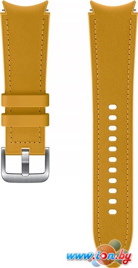 Ремешок Samsung Hybrid Leather для Samsung Galaxy Watch4 (20 мм, M/L, горчичный) в Могилёве