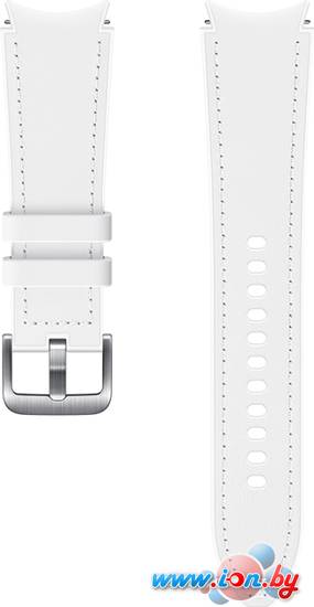 Ремешок Samsung Hybrid Leather для Samsung Galaxy Watch4 (20 мм, M/L, белый) в Могилёве
