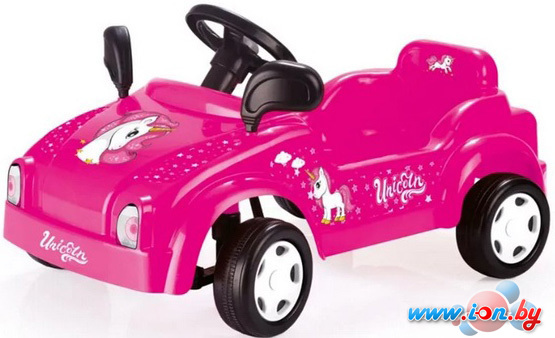 Педальная машинка Dolu Unicorn 2519 (розовый) в Могилёве