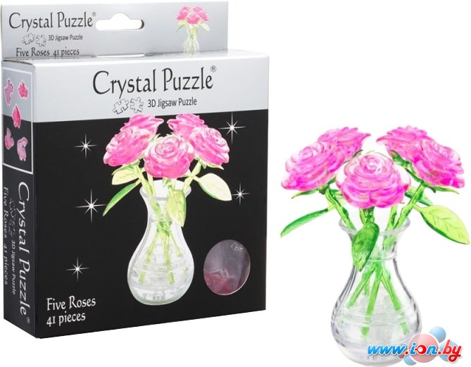 3Д-пазл Crystal Puzzle Букет в вазе 90452 в Гомеле