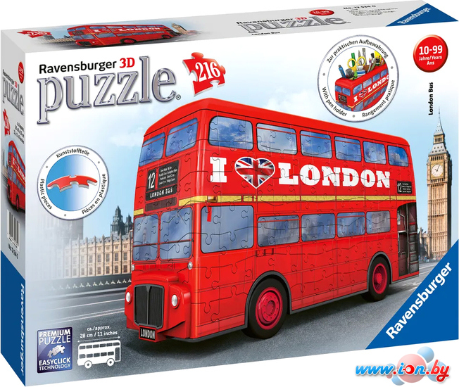 3Д-пазл Ravensburger Лондонский автобус 12534 (216 эл) в Витебске