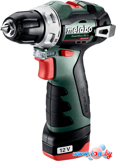 Дрель-шуруповерт Metabo PowerMaxx BS BL 601721500 (с 2-мя АКБ, кейс) в Могилёве
