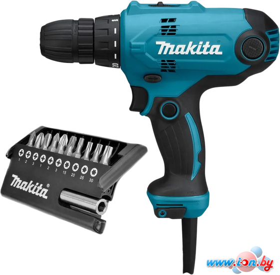 Дрель-шуруповерт Makita DF0300X2 (набор оснастки D-30651) в Могилёве