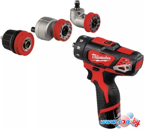 Дрель-шуруповерт Milwaukee M12 BDDXKIT-202C 4933447836 (с 2-мя АКБ, кейс) в Могилёве