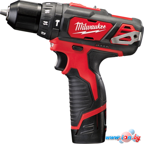 Ударная дрель-шуруповерт Milwaukee M12 BPD-202C 4933441940 (с 2-мя АКБ, кейс) в Могилёве