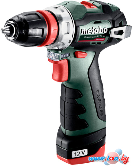 Дрель-шуруповерт Metabo PowerMaxx BS BL Q 601749500 (с 2-мя АКБ, кейс) в Могилёве