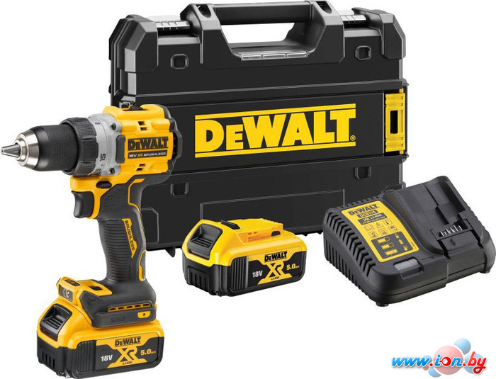 Дрель-шуруповерт DeWalt DCD800P2T (с 2-мя АКБ, кейс) в Могилёве