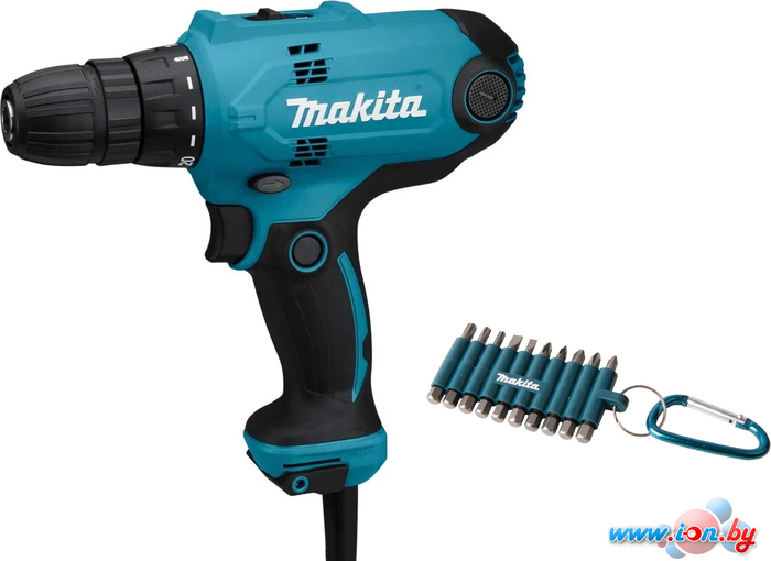 Дрель-шуруповерт Makita DF0300X3 (набор оснастки) в Гомеле