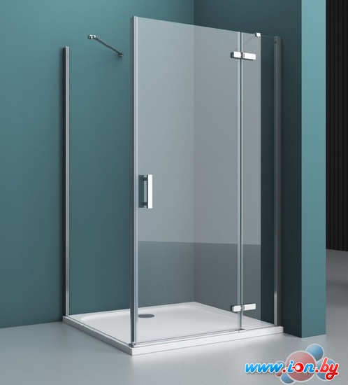 Душевой уголок BelBagno KRAFT-AH-12-120/100-C-Cr-R (прозрачное стекло) в Могилёве