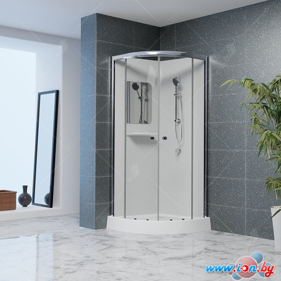 Душевая кабина RGW AN-208 381320800-12 100x100 (хром-матовый/прозрачное стекло) в Могилёве