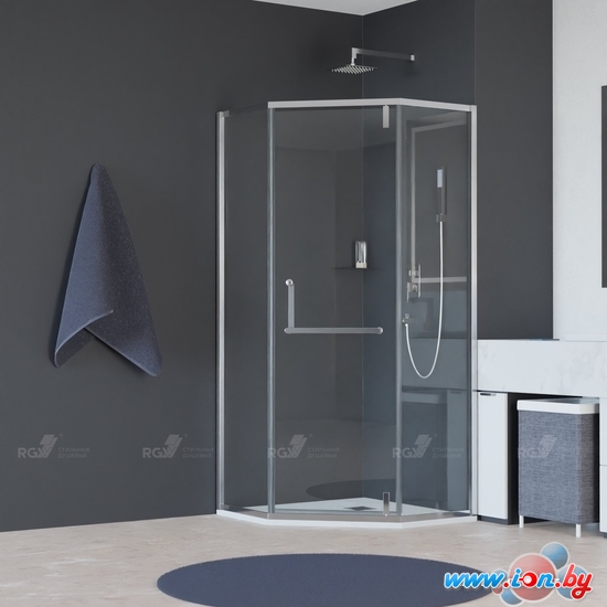 Душевой уголок RGW HO-084 350608499-21 90x90 (хром/матовое-сатинат стекло) в Могилёве