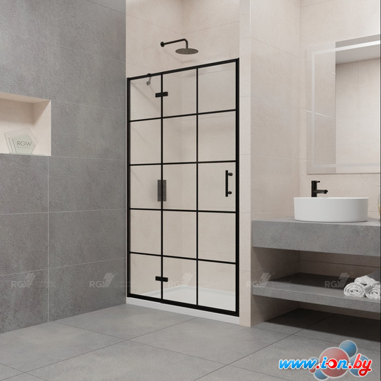 Душевая дверь RGW PA-07B 41080710-84L 100 (черный/прозрачное стекло) в Могилёве