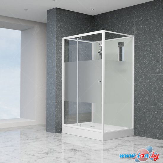 Душевая кабина RGW AN-207 411320792-95 90x120 (белый/прозрачно-матовое стекло) в Могилёве