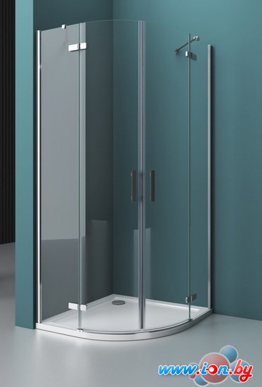 Душевой уголок BelBagno KRAFT-R-2-100-C-Cr (прозрачное стекло) в Гомеле