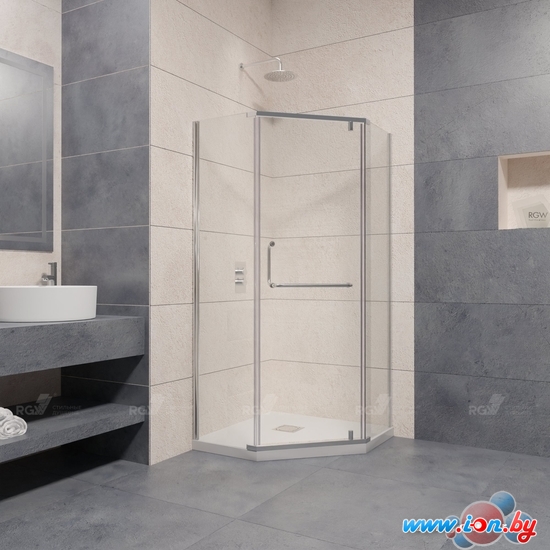 Душевой уголок RGW PA-081 35088188-11 80x80 (хром/прозрачное стекло) в Могилёве