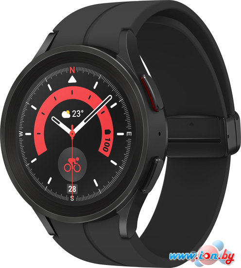 Умные часы Samsung Galaxy Watch 5 Pro 45 мм (черный титан) в Могилёве