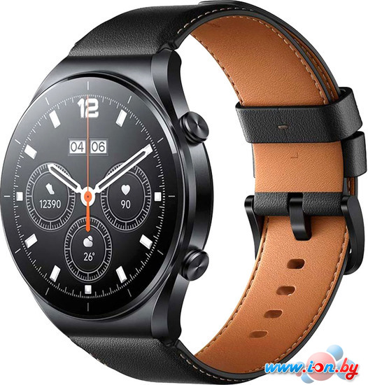 Умные часы Xiaomi Watch S1 (черный/черно-коричневый, международная версия) в Гродно